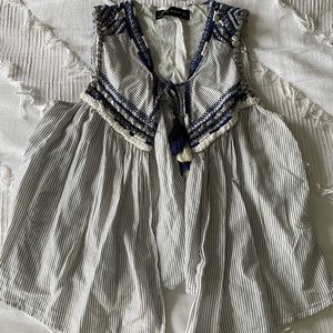 ZARA sleeveless cardigan